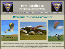 Tablet Screenshot of para-excellence.co.uk
